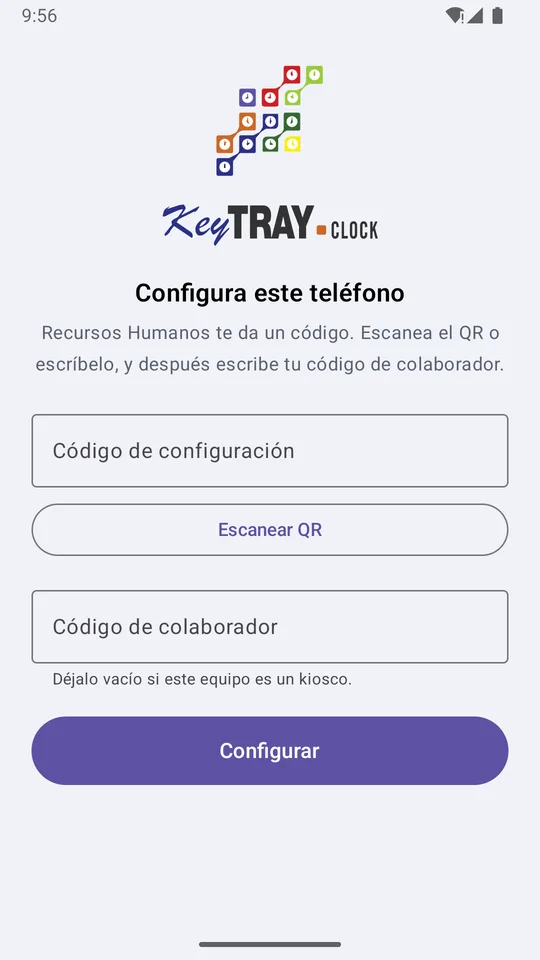 KeyTray Clock