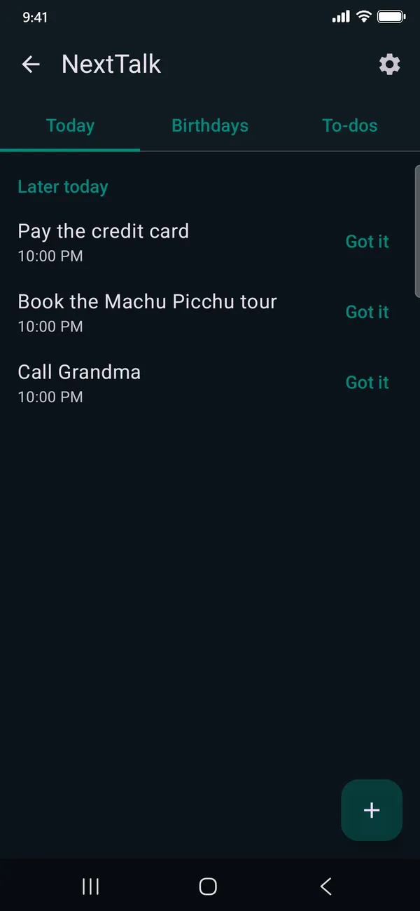 NextTalk assistant